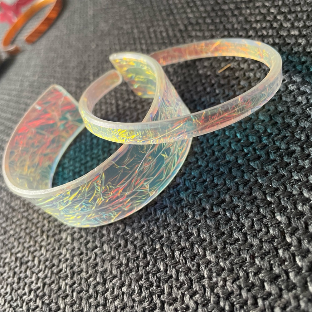 Color by Amber Cuff/Skinny Combo Irridescent Interlayer
